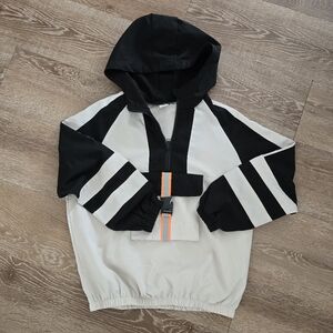 SHEIN Kids Black and Beige Jacket